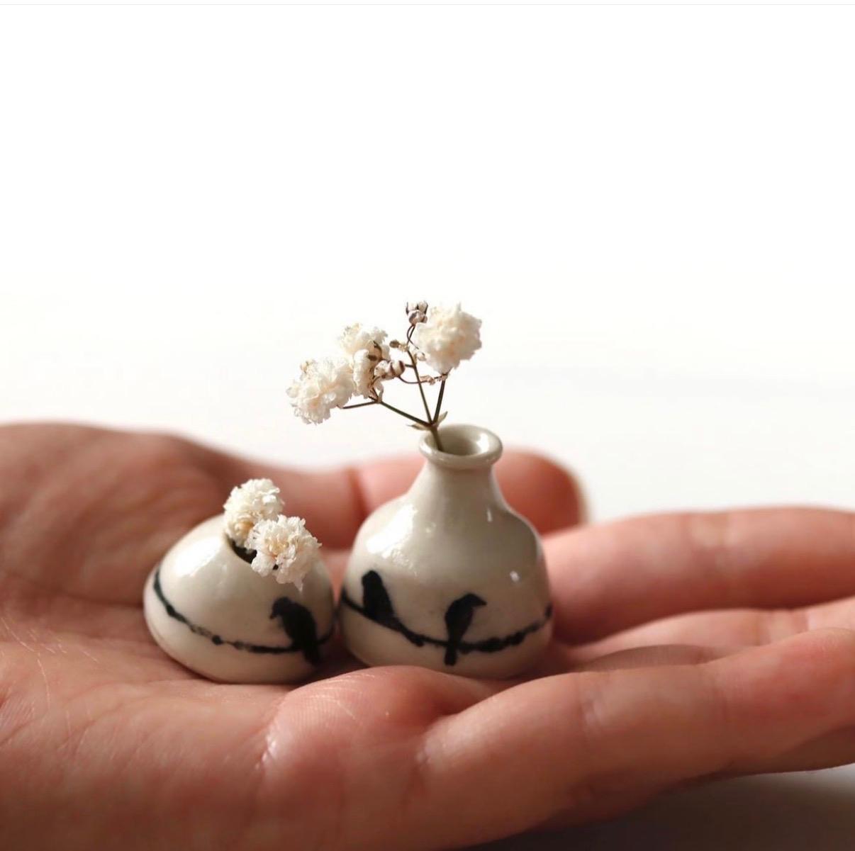 Mini stoneware pottery artwork 10
